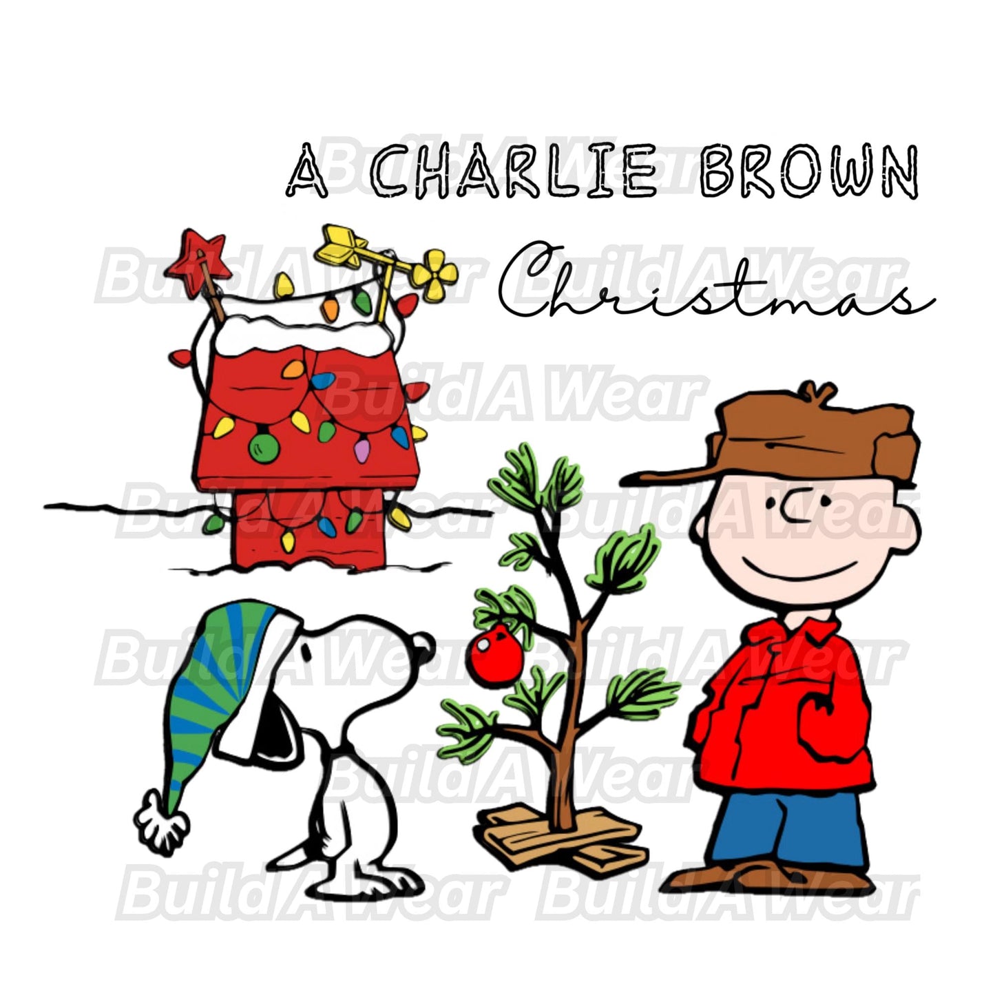 A CHARLIE BROWN CHRISTMAS - DOWNLOADABLE PNG - 2 IMAGES