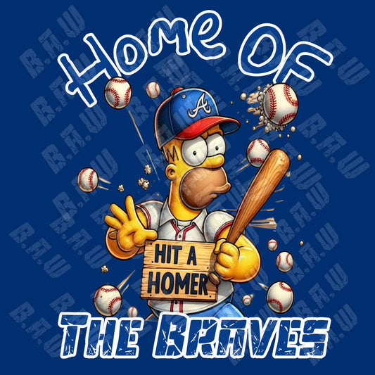 Homer Of The Brave - High Quality 300dpi PNG full chest sized Tshirt Logo Files for Sublimation, DTF Transfers, Dtg, Uvdtf and more!