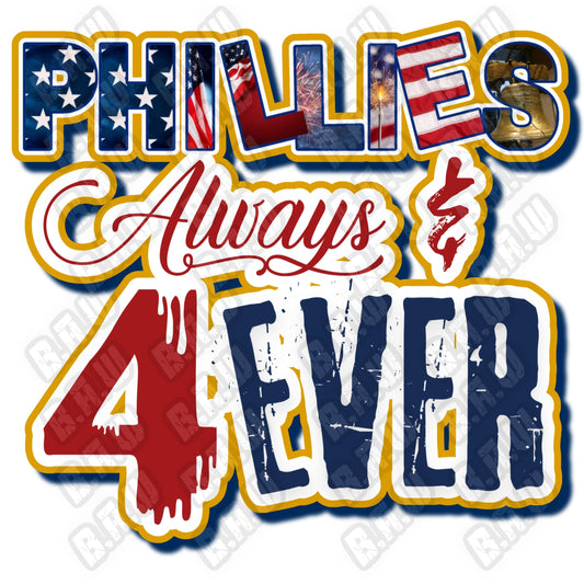 PHILLIES ALWAYS & 4EVER - DOWNLOADABLE PNG