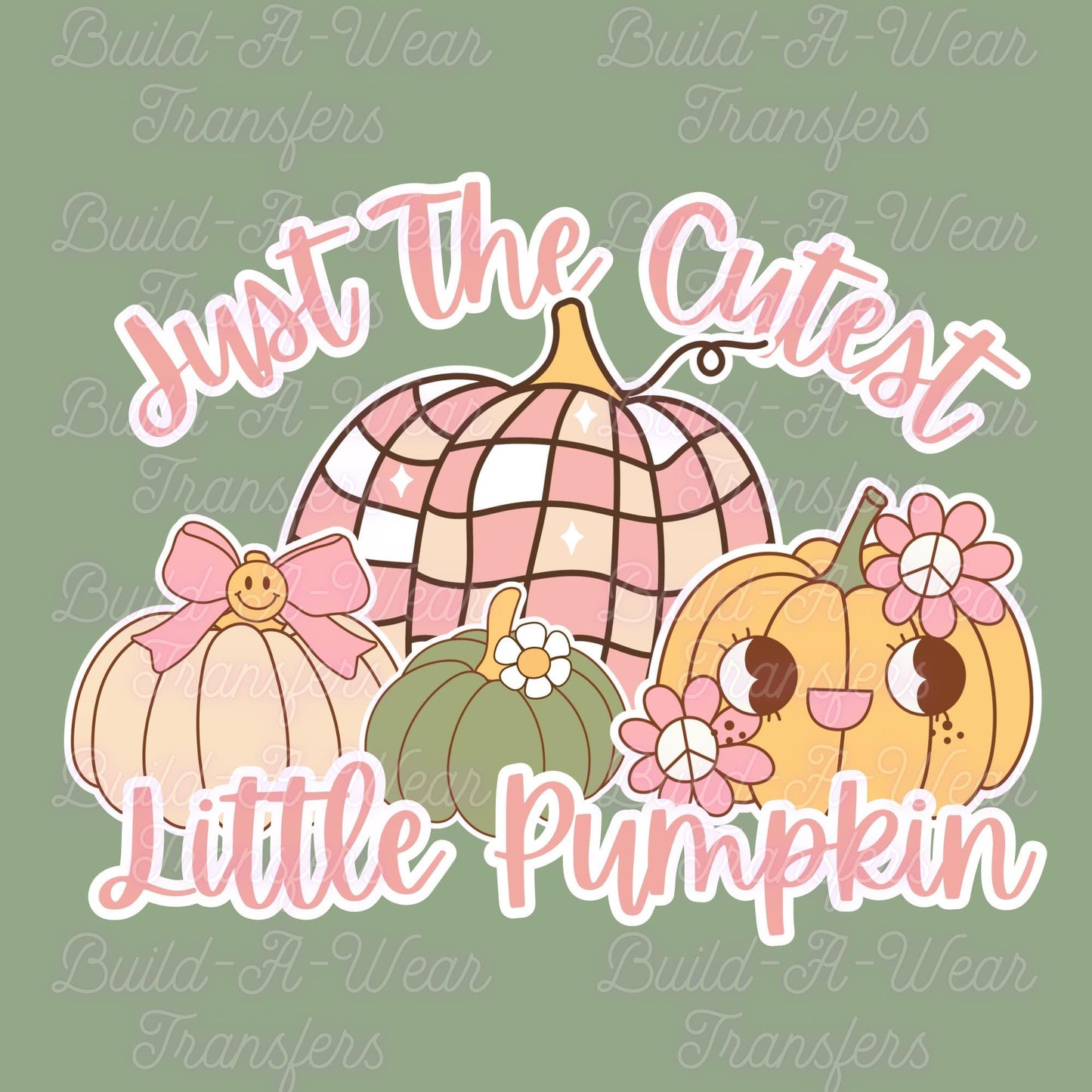 Cutest Little Pumpkin, For Kids - 2 Unique Images for the price of 1 - All High Quality PNG Downloadable Files - Just Download and Print!