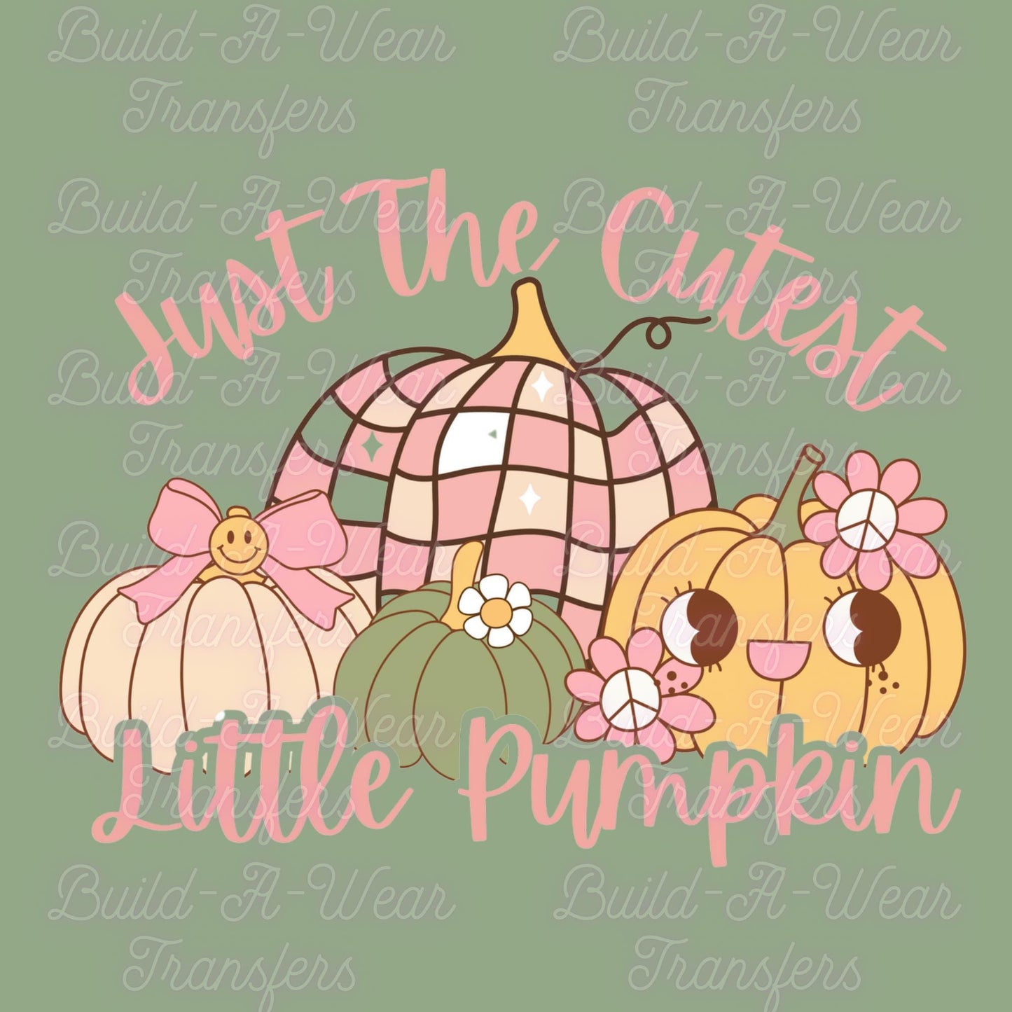 Cutest Little Pumpkin, For Kids - 2 Unique Images for the price of 1 - All High Quality PNG Downloadable Files - Just Download and Print!