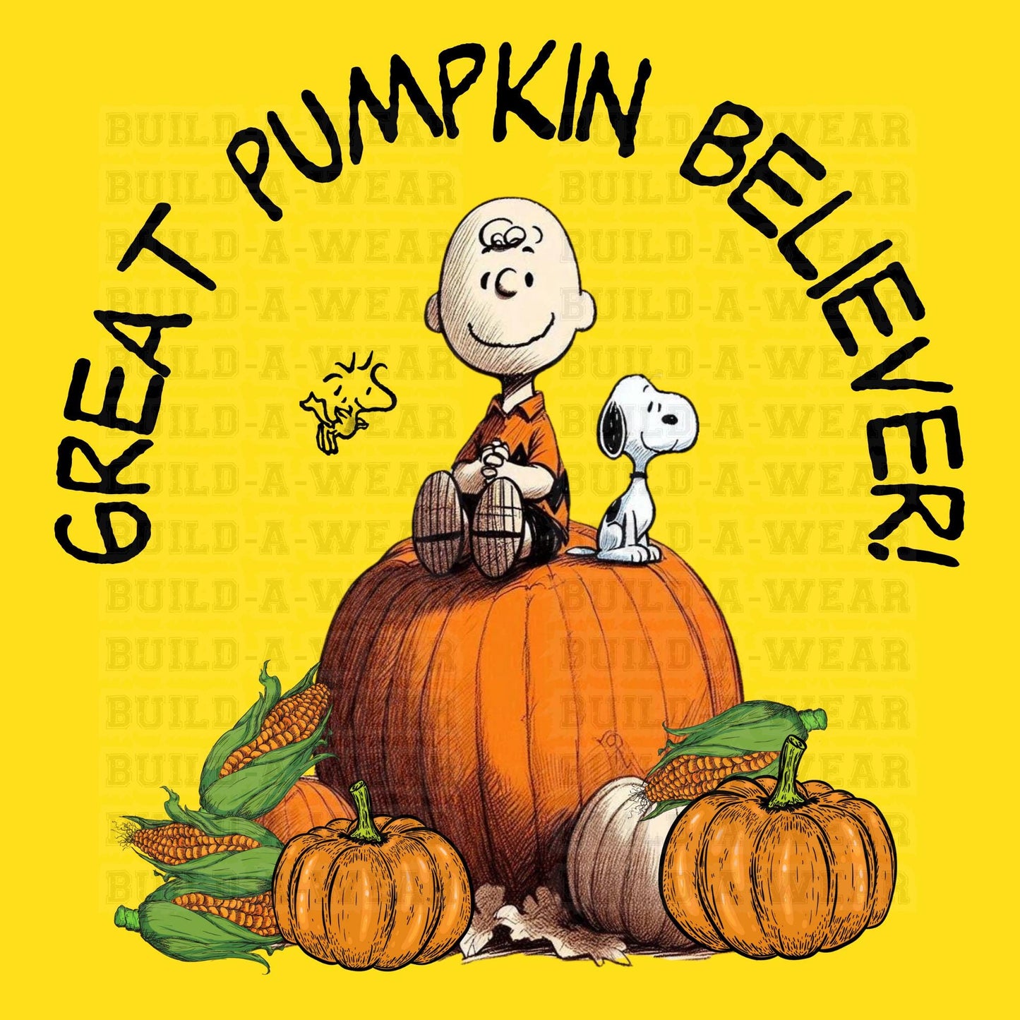 Great Pumpkin Believer - 2 Images Included For 1 Price! Classic Nostalgic PNG For Sublimation, DTF, Dtg & Uvdtf Printing!