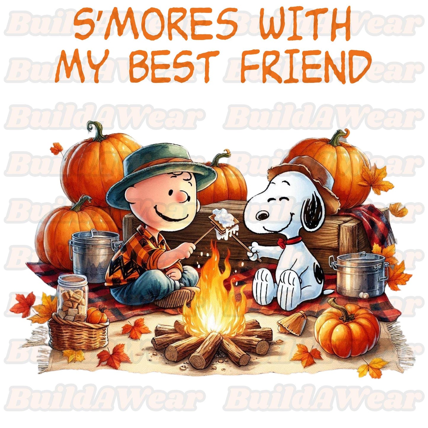 New S’mores With My Best Friend Png - 3 Images Included For 1 Price! Classic Charlie Snoop For Sublimation, DTF, Dtg & Uvdtf Printing!