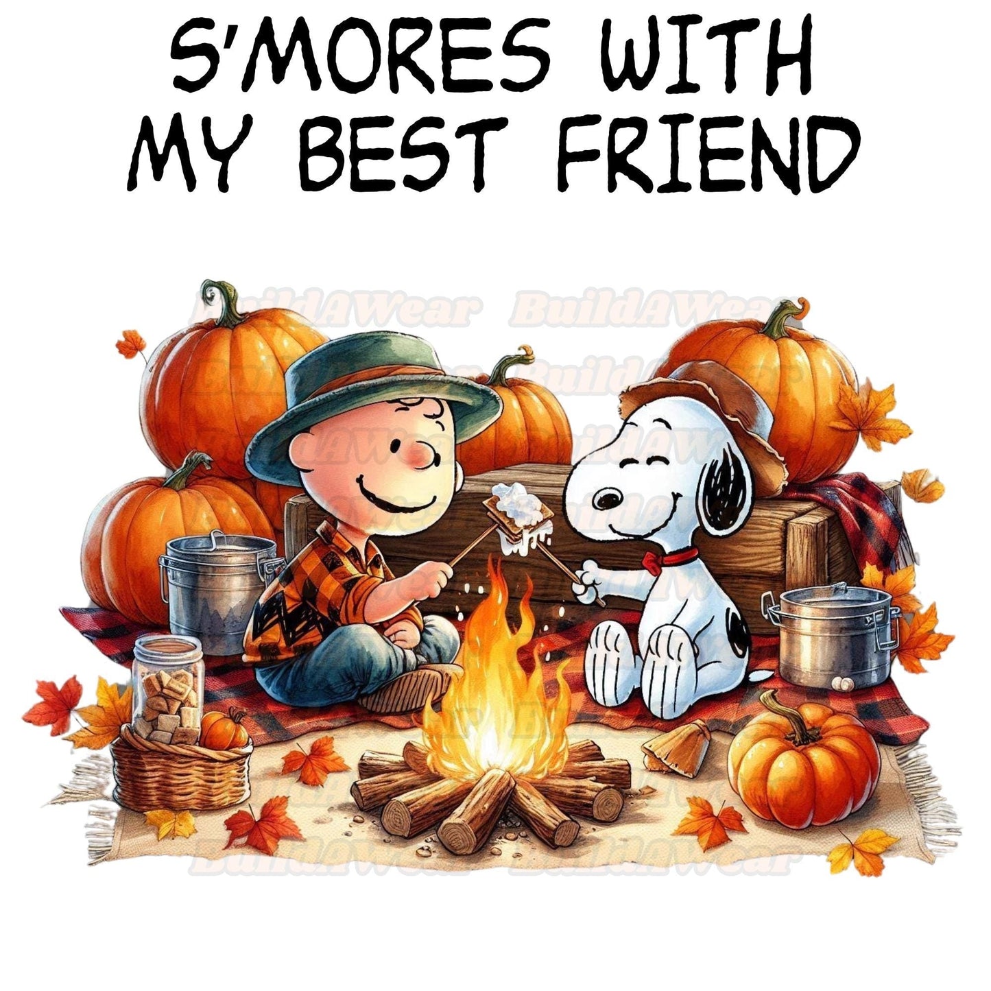 New S’mores With My Best Friend Png - 3 Images Included For 1 Price! Classic Charlie Snoop For Sublimation, DTF, Dtg & Uvdtf Printing!