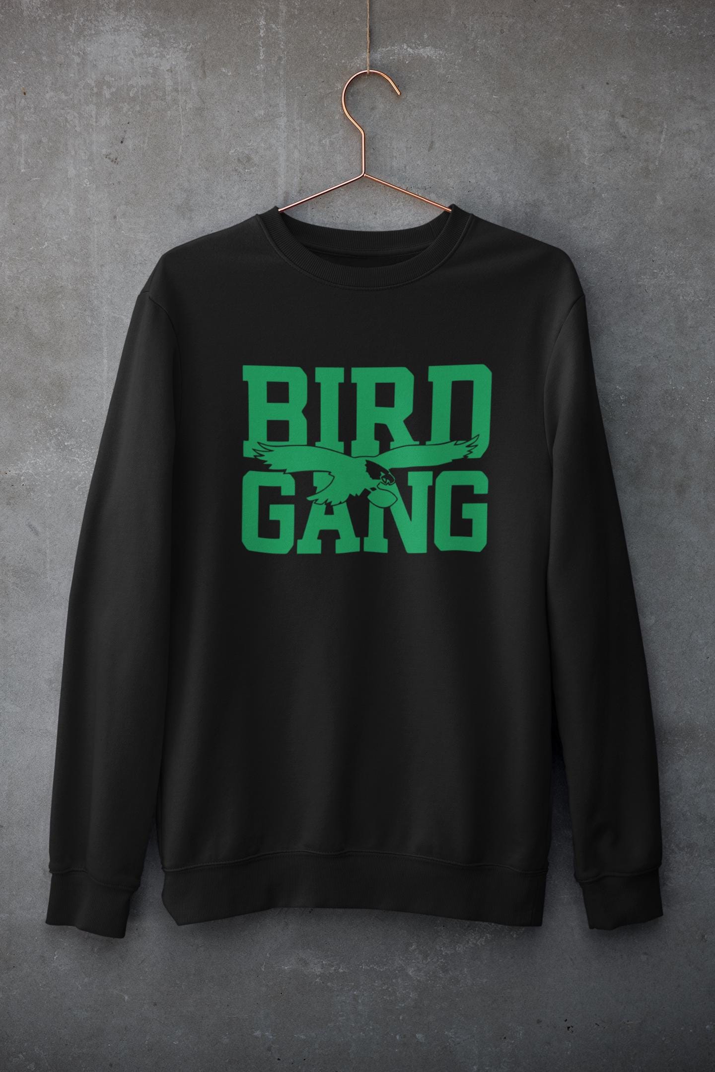 Bird Gang - Philadelphia Eagles Football Fans - Screen Print TRANSFERS - Kelly Green Color Print