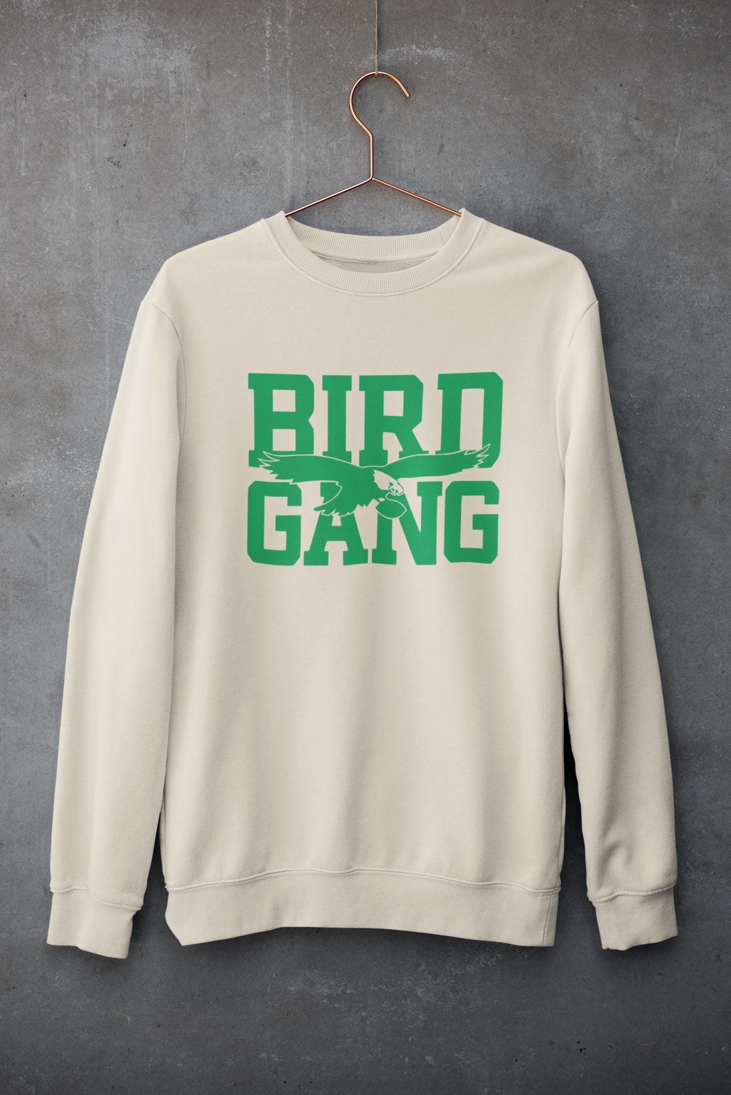 Bird Gang - Philadelphia Eagles Football Fans - Screen Print TRANSFERS - Kelly Green Color Print