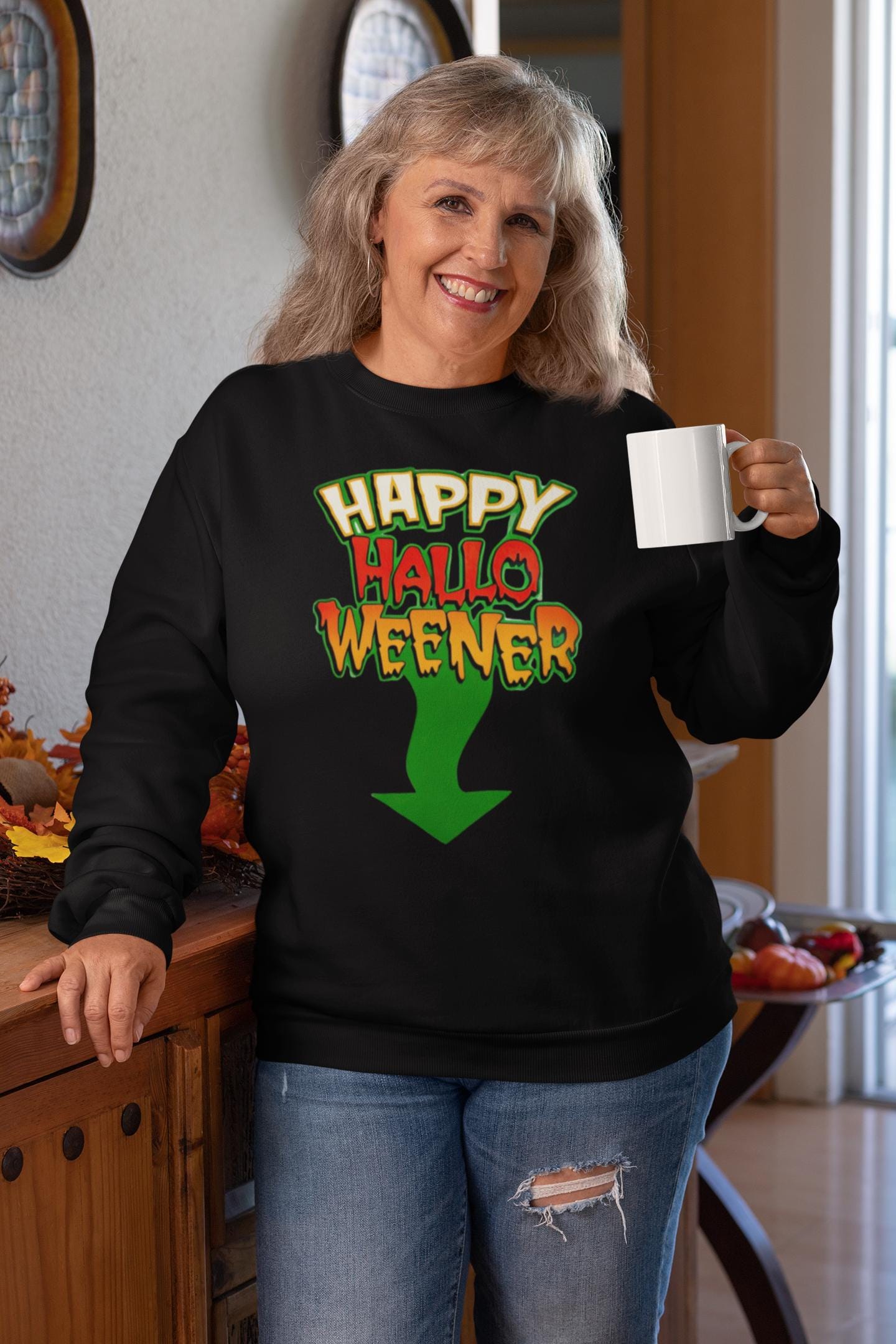 Happy HALLOWEENER - Hubie Halloween Inspired - Funny fall DTF Heat Transfers. For T-shirts, Hoodies, Sweatshirts & Totes Of All Colors!!!